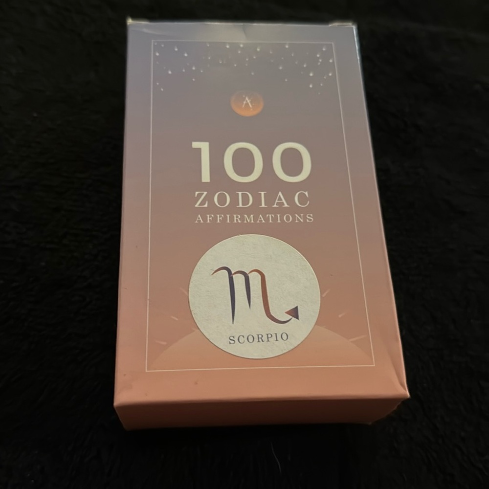 Scorpio affirmations oracle deck 100 cards